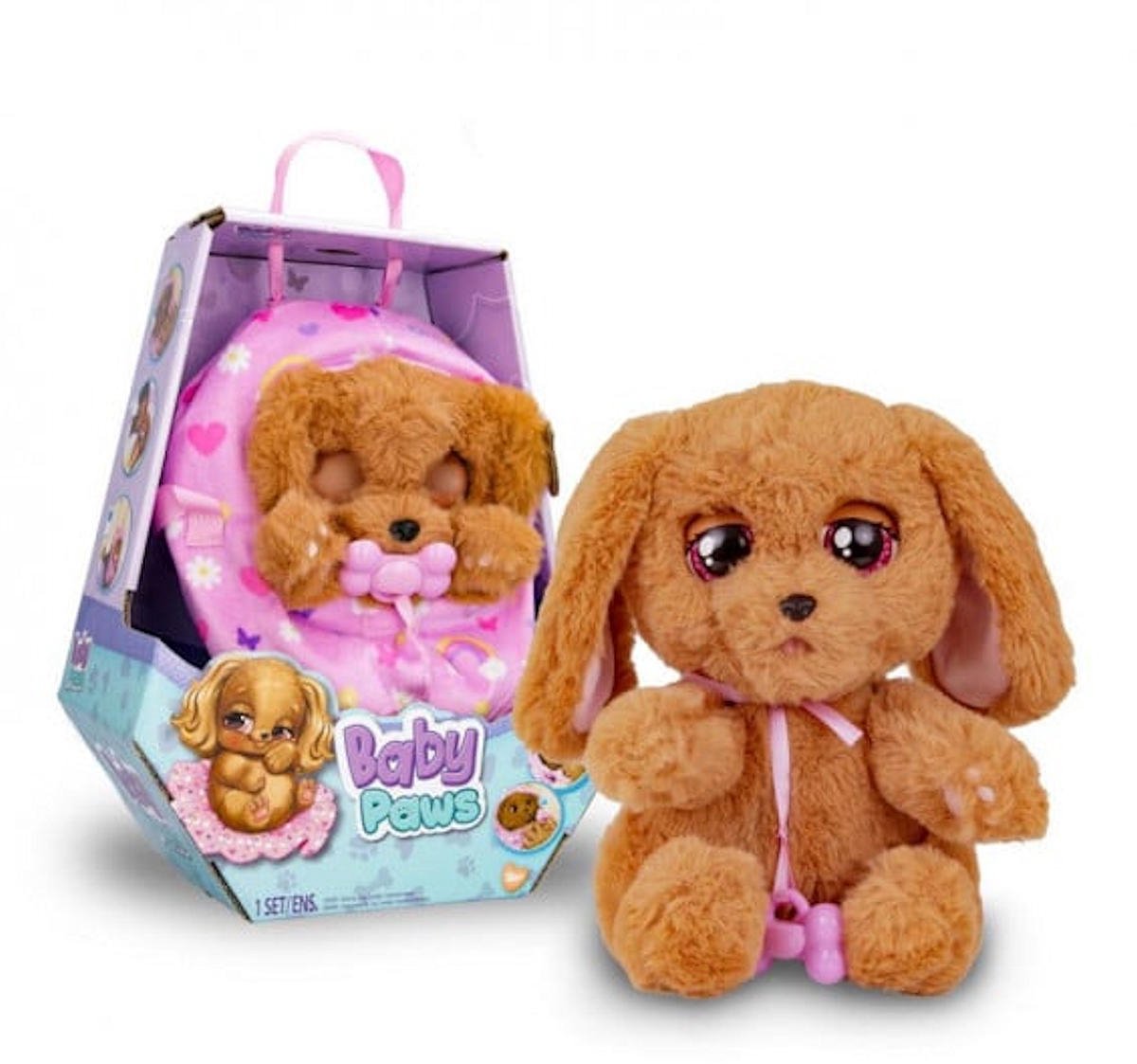 IMC Toys Baby Paws Cocker Spaniel - Interactive Plush Puppy Toy | Magi Jouets