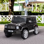 Voiture véhicule électrique enfant licence officielle Mercedes 12 V télécommande parentale, V. Max. 5 Km/h - noir