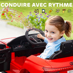 Voiture électrique enfant 12 V - véhicule électrique avec télécommande parentale fournie - V. Max. 5 Km/h - effets sonores, lumineux - Audi RS E-tron GT rouge