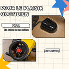 Porteur Tracteur Enfants avec Remorque, Râteau et Pelle, 6 Roues, 3+ Ans - Jaune | Magi Jouets