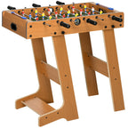 Babyfoot Pliable en Bois 18 Joueurs avec 2 Ballons et Tableau de Score, 69x37x70 cm | Magi Jouets