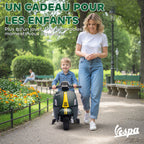 Moto Électrique Enfant 6V avec Roues d'Apprentissage, 2-4 Ans, 71x37x52 cm - Vert Foncé | Magi Jouets