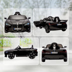Voiture électrique pour enfants licence BMW I4 12V avec télécommande MP3 Musique Lumières et Ceinture 115x67x45 cm Noir