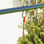 Portique Balançoire Enfant 2 Sièges, Structure Métal Charge Max 90 kg - Multicolore | Magi Jouets