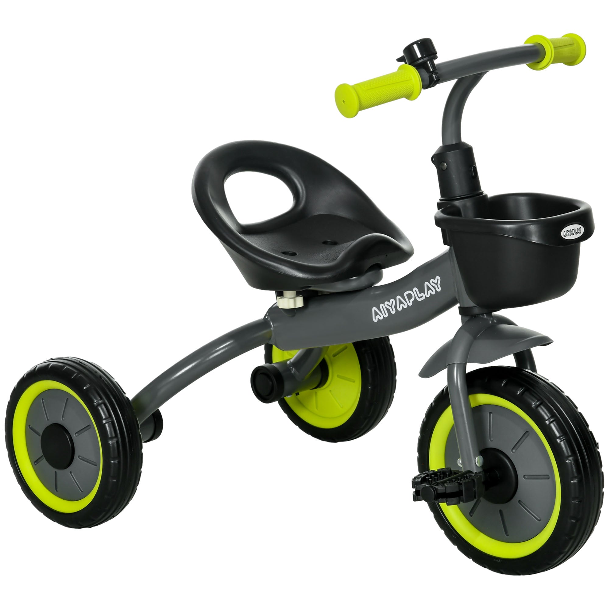 Tricycle Enfant avec Sonnette, Panier et Selle Réglable à Dossier, 2-5 Ans - Noir | Magi Jouets