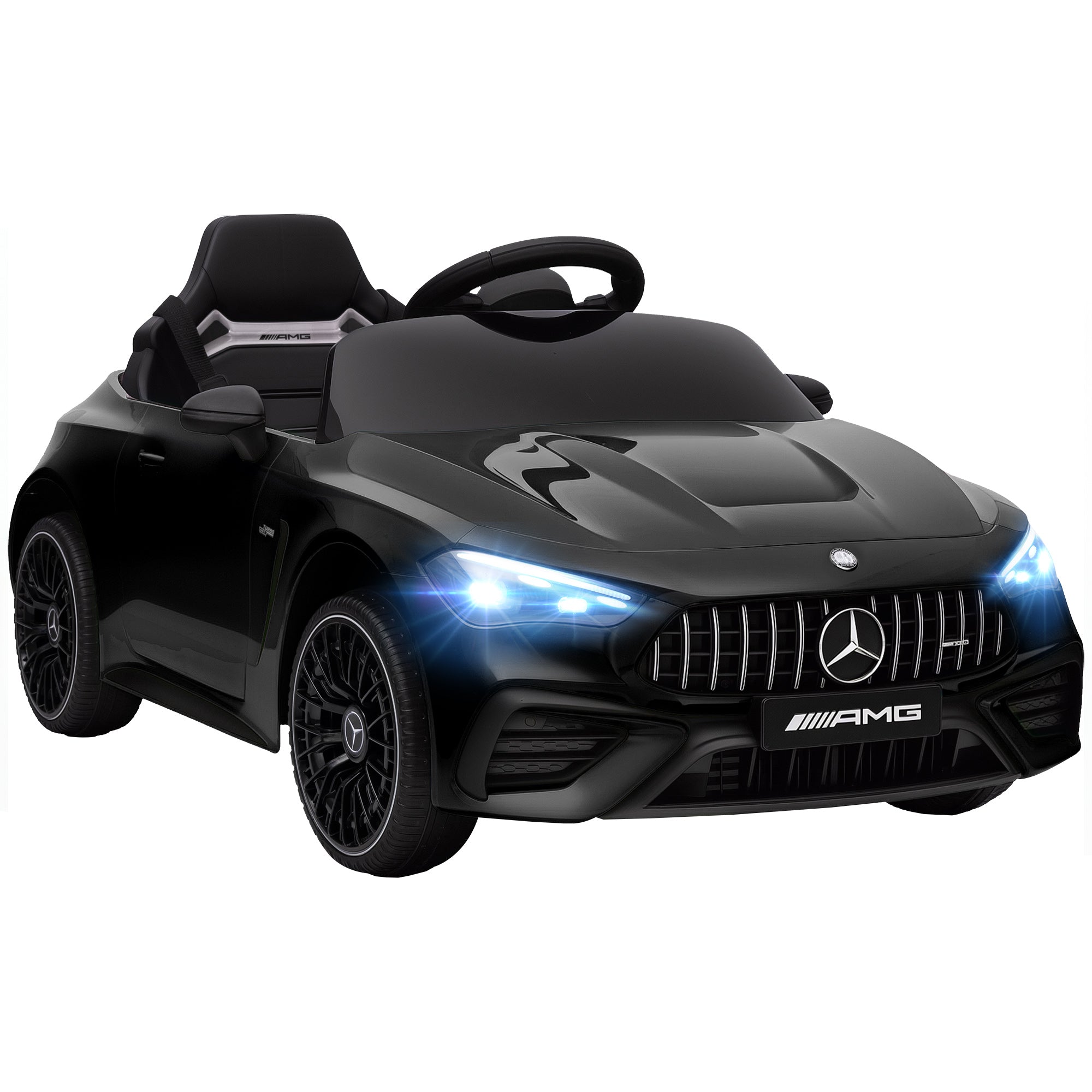 Voiture électrique enfants Mercedes AMG CLE 53 12V 2 moteurs télécommande parentale 2,4G 99 x 55 x 43 cm noir