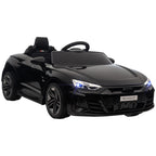 Voiture électrique enfant 12 V - véhicule électrique avec télécommande parentale fournie - V. Max. 5 Km/h - effets sonores, lumineux - Audi RS E-tron GT noir