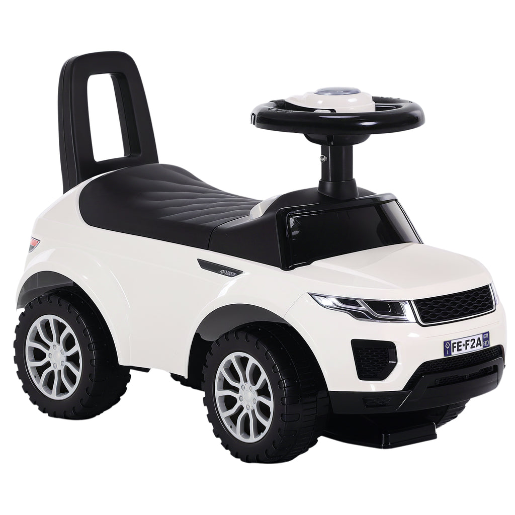 Porteur Bébé avec Klaxon, Compteurs Factices et Coffre à Jouets, 12-36 Mois - Blanc | Magi Jouets