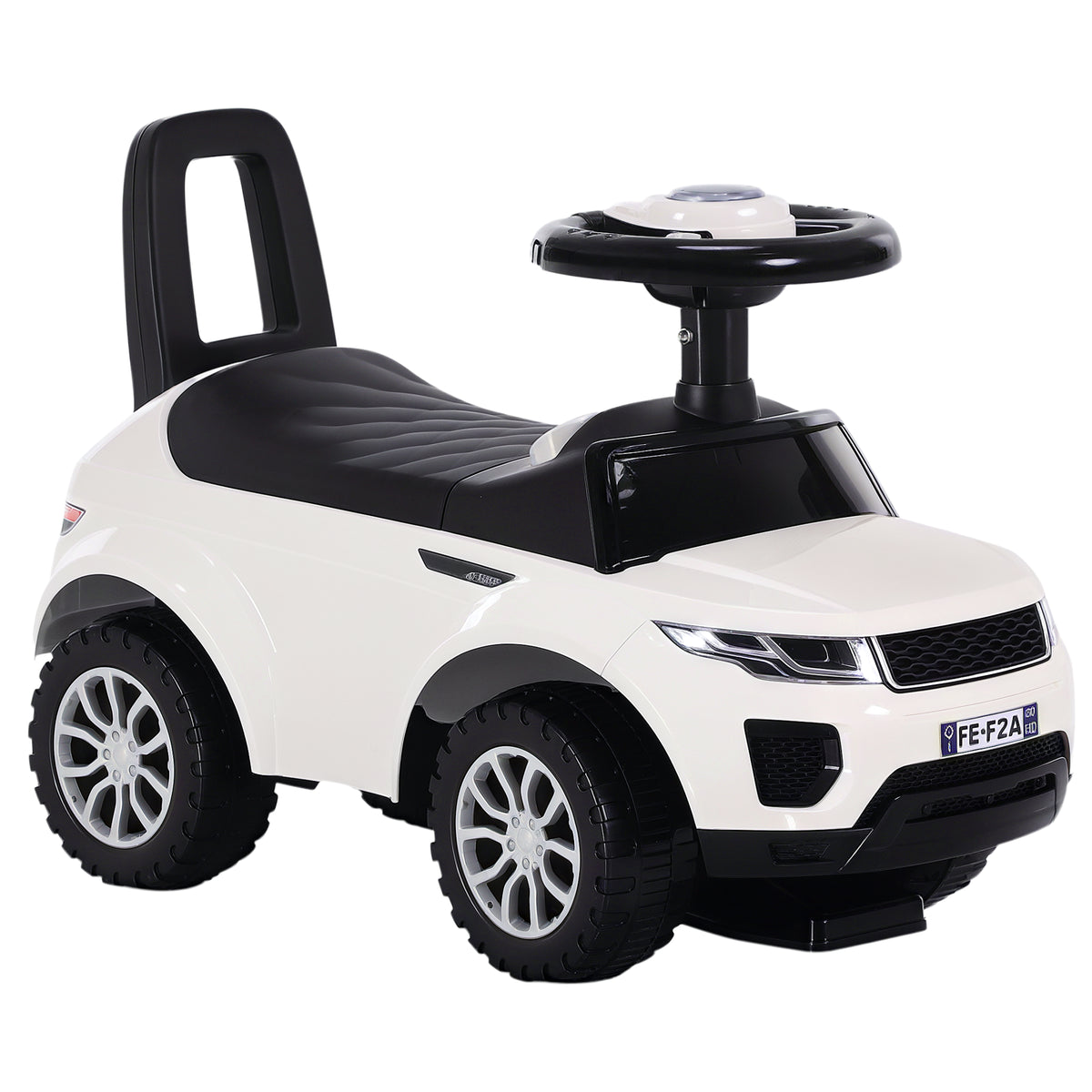 Porteur Bébé avec Klaxon, Compteurs Factices et Coffre à Jouets, 12-36 Mois - Blanc | Magi Jouets