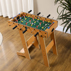 Babyfoot Pliable en Bois 18 Joueurs avec 2 Ballons et Tableau de Score, 69x37x70 cm | Magi Jouets