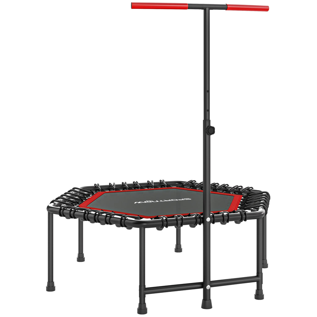 Trampoline de Fitness 114 cm avec Cordes Élastiques et Poignée Réglable - Rouge | Magi Jouets