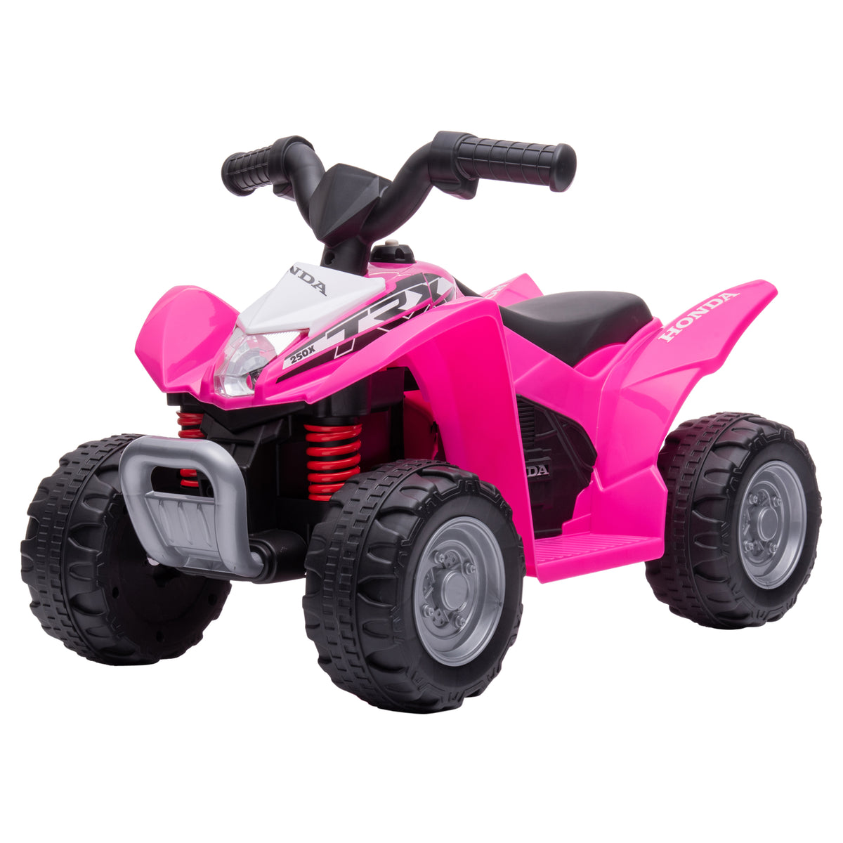 Quad Électrique Enfant 6V, Vitesse 2,8 km/h, Phares LED et Klaxon - Rose | Magi Jouets