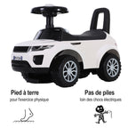 Porteur Bébé avec Klaxon, Compteurs Factices et Coffre à Jouets, 12-36 Mois - Blanc | Magi Jouets