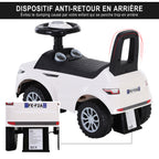 Porteur Bébé avec Klaxon, Compteurs Factices et Coffre à Jouets, 12-36 Mois - Blanc | Magi Jouets